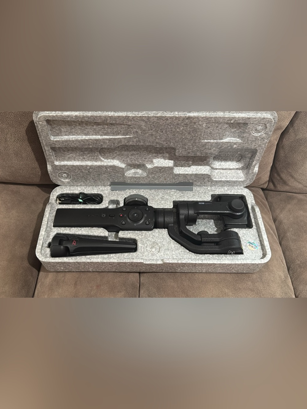 Zhiyun Black Handheld 3-Axis Gimbal Stabilizer with Tripod Base